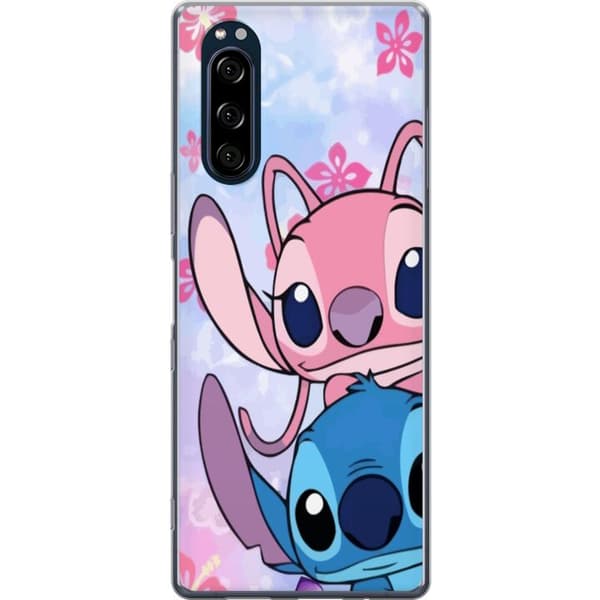 Sony Xperia 5 Genomskinligt Skal Stitch & Angel