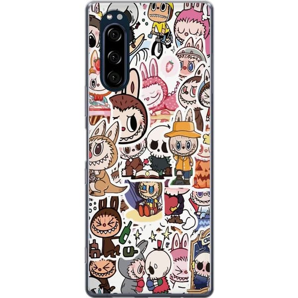 Sony Xperia 5 Läpinäkyvä kuori Labubu All-Stars – POP MART Erikoispainos