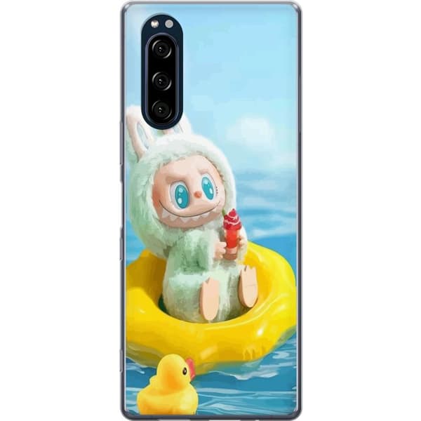 Sony Xperia 5 Läpinäkyvä kuori Labubu Macaron-sarja