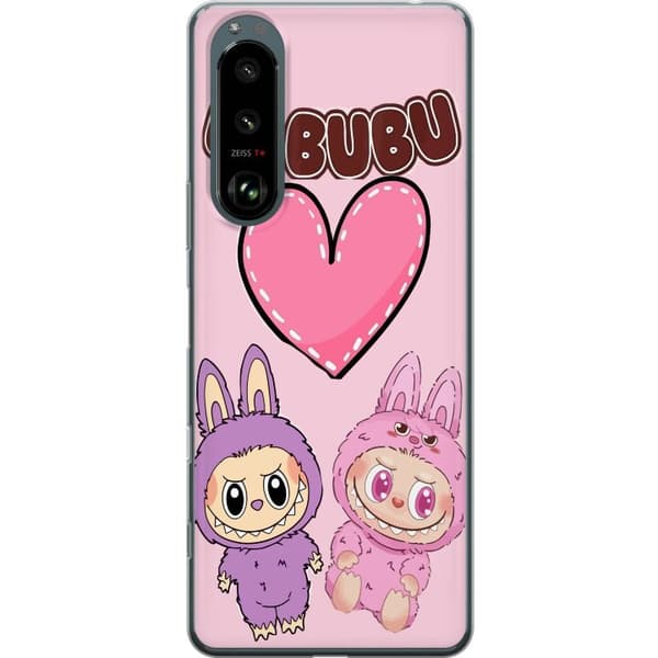 Sony Xperia 5 III Gjennomsiktig deksel Labubu Pink Monster