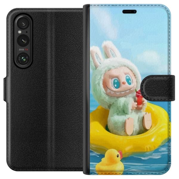 Sony Xperia 1 VI Lompakkokotelo Labubu Macaron-sarja