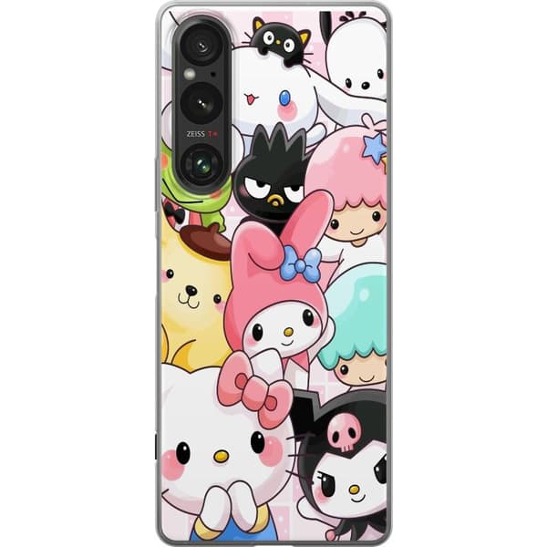 Sony Xperia 1 V Gjennomsiktig deksel Kawaii Sanrio Crew