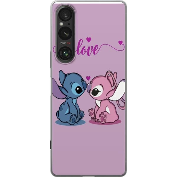 Sony Xperia 1 V Gennemsigtig cover Lilo & Stitch – Angel Edition