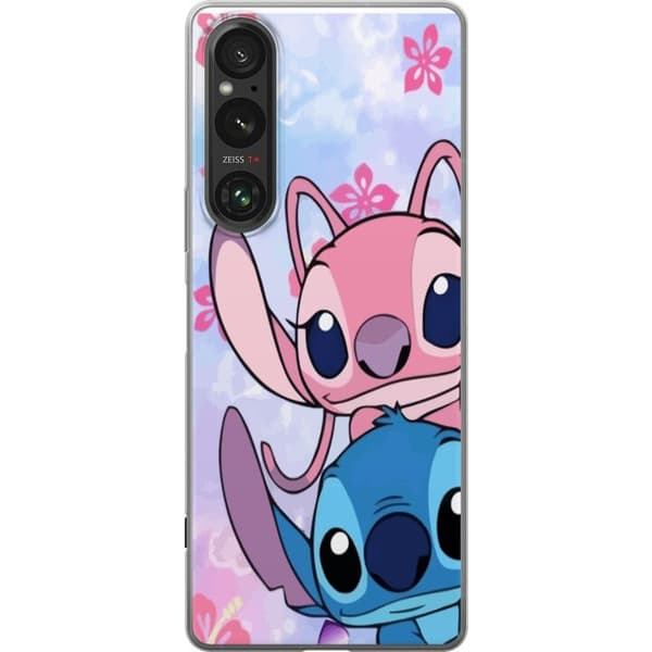 Sony Xperia 1 V Läpinäkyvä kuori Stitch & Angel