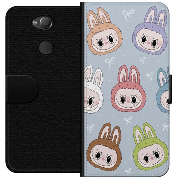 Sony Xperia XA2 Lommeboketui Pastel Labubu