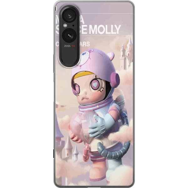 Sony Xperia 5 V Läpinäkyvä kuori Mega Space Molly Care Bears Series - Share Bear Edition