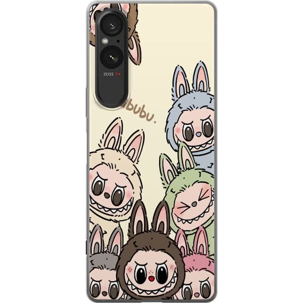 Sony Xperia 5 V Gennemsigtig cover Labubu Pastel Collection