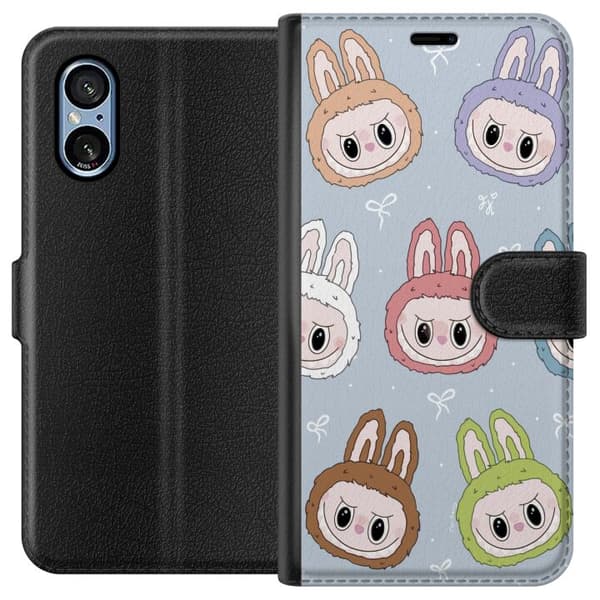 Sony Xperia 5 V Lommeboketui Pastel Labubu