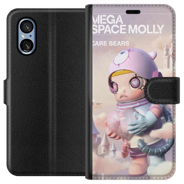 Sony Xperia 5 V Lommeboketui Mega Space Molly Care Bears Series - Share Bear Edition