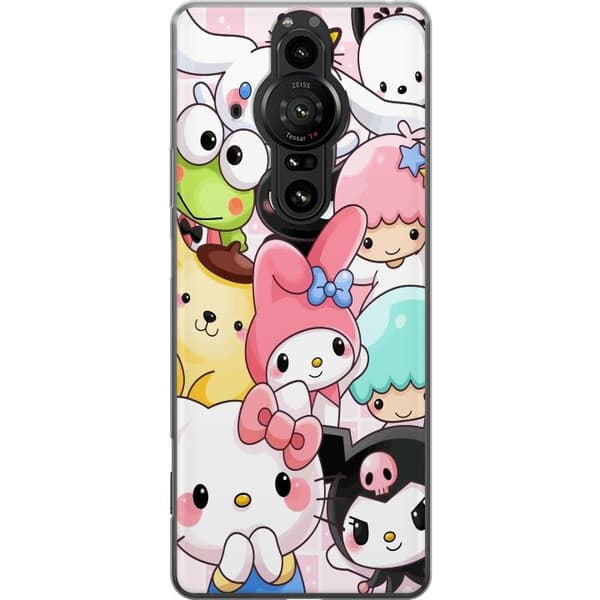 Sony Xperia Pro-I Läpinäkyvä kuori Kawaii Sanrio Crew