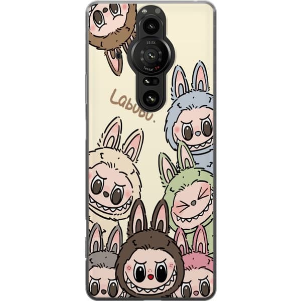 Sony Xperia Pro-I Gjennomsiktig deksel Labubu Pastel Collection