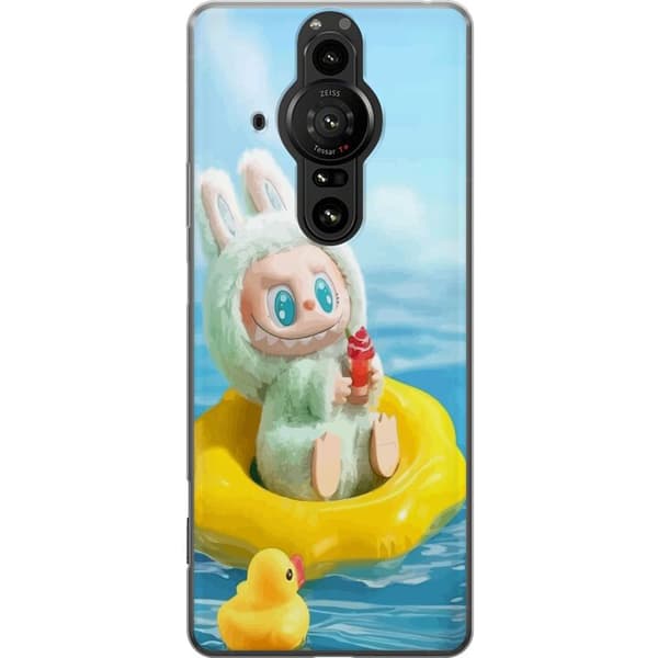 Sony Xperia Pro-I Gjennomsiktig deksel Labubu Macaron-serien