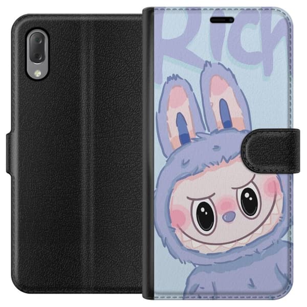 Sony Xperia L3 Lommeboketui Blå Kanin Labubu