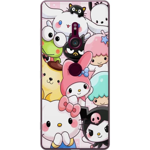 Sony Xperia XZ3 Läpinäkyvä kuori Kawaii Sanrio Crew