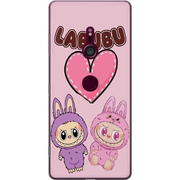 Sony Xperia XZ3 Läpinäkyvä kuori Labubu Pink Monster