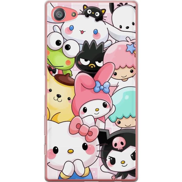 Sony Xperia Z5 Compact Gjennomsiktig deksel Kawaii Sanrio Crew