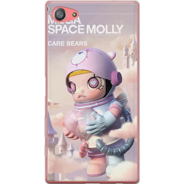 Sony Xperia Z5 Compact Läpinäkyvä kuori Mega Space Molly Care Bears Series - Share Bear Edition