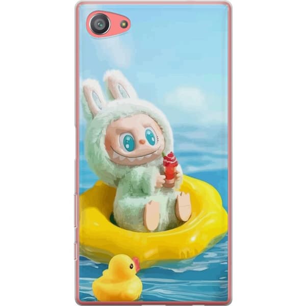 Sony Xperia Z5 Compact Läpinäkyvä kuori Labubu Macaron-sarja