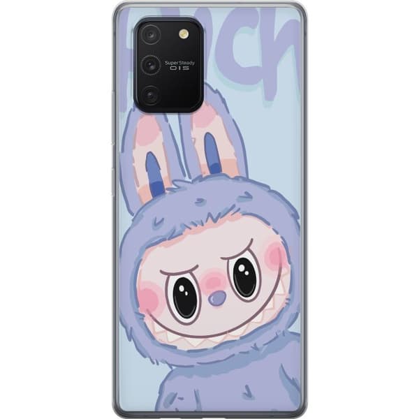 Samsung Galaxy S10 Lite Gjennomsiktig deksel Blå Kanin Labubu