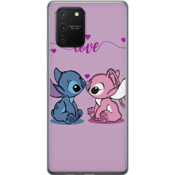 Samsung Galaxy S10 Lite Genomskinligt Skal Lilo & Stitch – Angel Edition