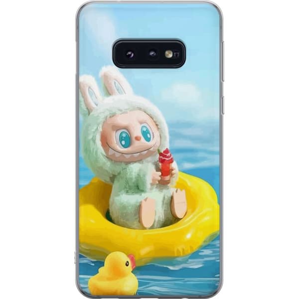 Samsung Galaxy S10e Läpinäkyvä kuori Labubu Macaron-sarja