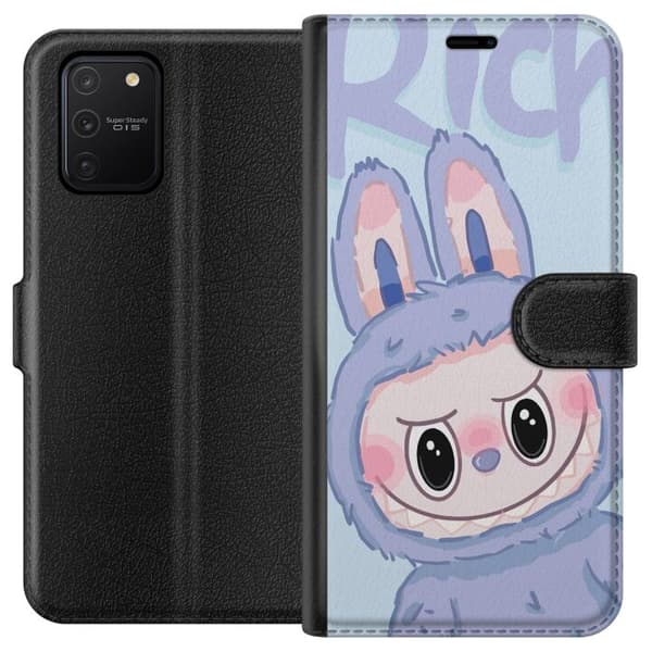 Samsung Galaxy S10 Lite Tegnebogsetui Blå Kanin Labubu