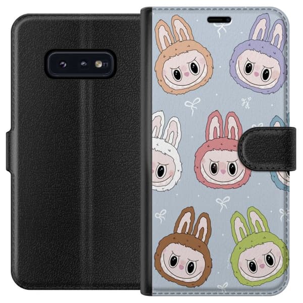 Samsung Galaxy S10e Lompakkokotelo Pastel Labubu