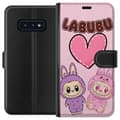Miniatyrbillede 1 af 3: Samsung Galaxy S10e Tegnebogsetui Labubu Pink Monster
