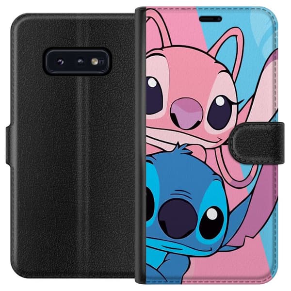 Samsung Galaxy S10e Lompakkokotelo Stitch & Angel