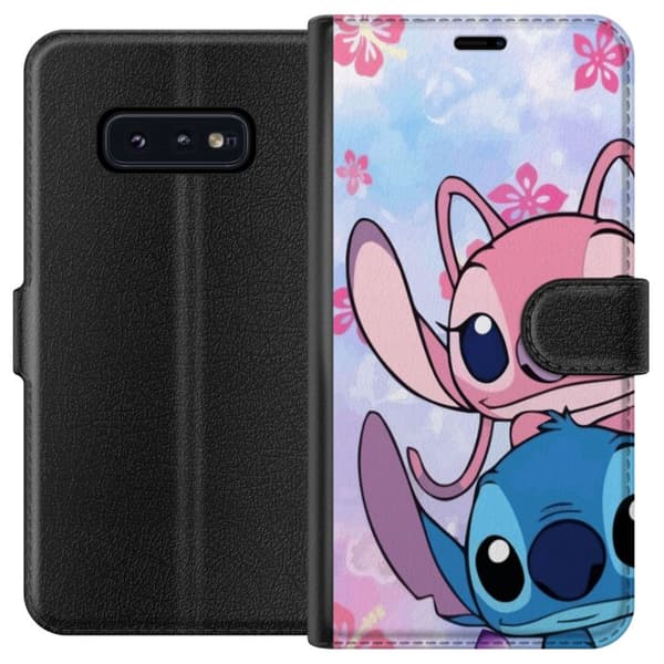 Samsung Galaxy S10e Lompakkokotelo Stitch & Angel