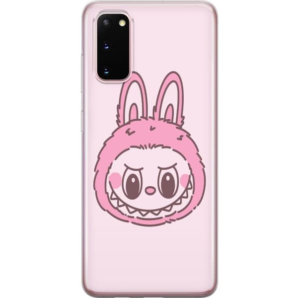 Samsung Galaxy S20 Gjennomsiktig deksel Labubu Dyrekretsbunnyutgave