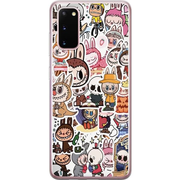 Samsung Galaxy S20 Läpinäkyvä kuori Labubu All-Stars – POP MART Erikoispainos