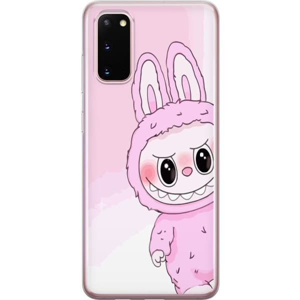 Samsung Galaxy S20 Gjennomsiktig deksel Labubu Bunny-serien