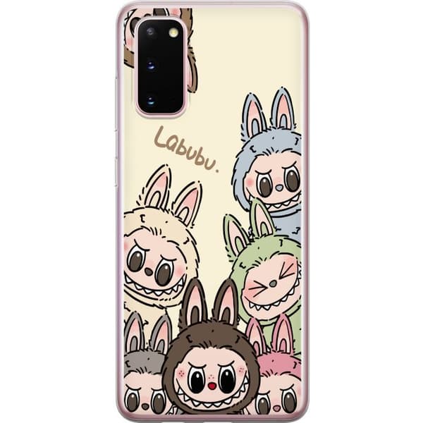 Samsung Galaxy S20 Gennemsigtig cover Labubu Pastel Collection
