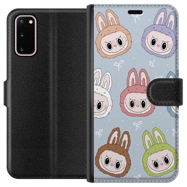 Samsung Galaxy S20 Tegnebogsetui Pastel Labubu