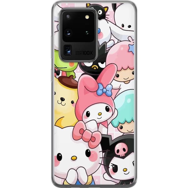 Samsung Galaxy S20 Ultra Läpinäkyvä kuori Kawaii Sanrio Crew