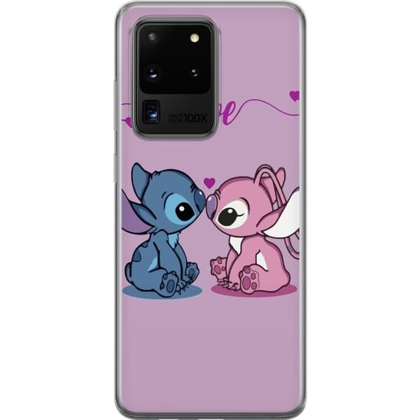 Samsung Galaxy S20 Ultra Gennemsigtig cover Lilo & Stitch – Angel Edition