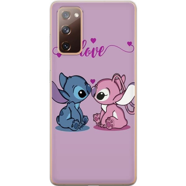 Samsung Galaxy S20 FE Gjennomsiktig deksel Lilo & Stitch – Angel Edition