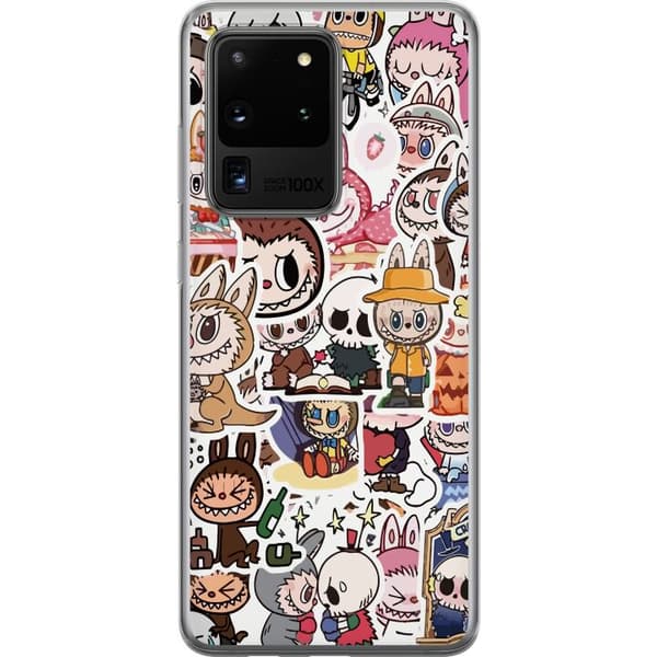 Samsung Galaxy S20 Ultra Gennemsigtig cover Labubu All-Stars – POP MART Specialudgave