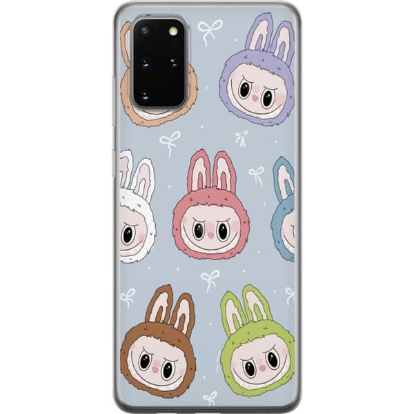 Samsung Galaxy S20+ Läpinäkyvä kuori Pastel Labubu