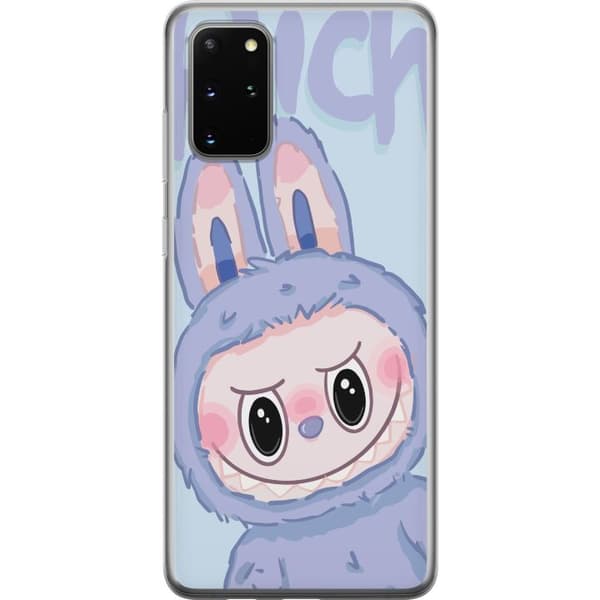 Samsung Galaxy S20+ Gennemsigtig cover Blå Kanin Labubu