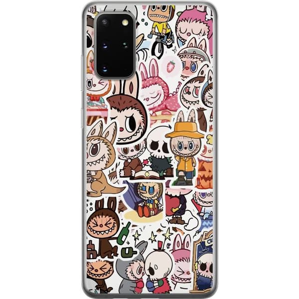 Samsung Galaxy S20+ Läpinäkyvä kuori Labubu All-Stars – POP MART Erikoispainos