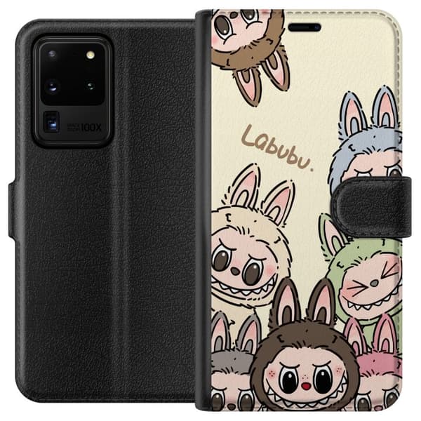 Samsung Galaxy S20 Ultra Lompakkokotelo Labubu Pastel Collection