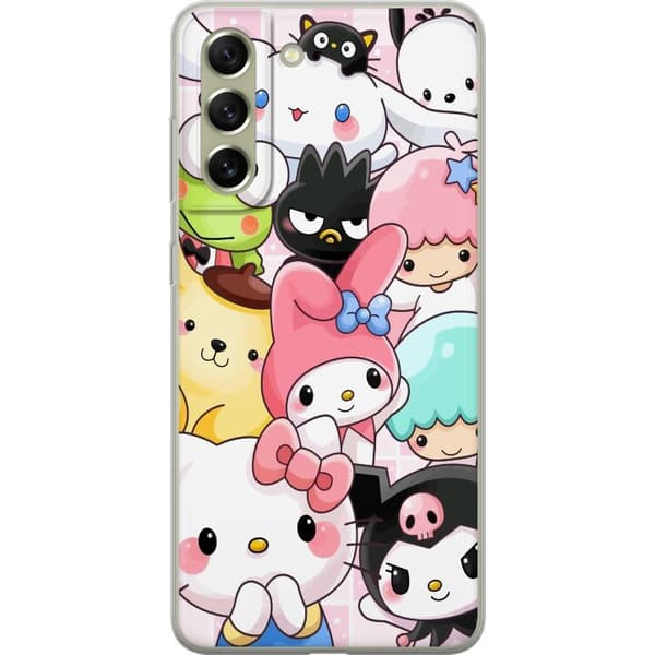 Samsung Galaxy S21 FE 5G Genomskinligt Skal Kawaii Sanrio Crew