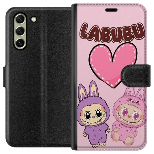 Samsung Galaxy S21 FE 5G Lommeboketui Labubu Pink Monster