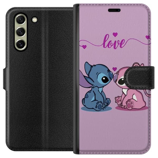 Samsung Galaxy S21 FE 5G Lommeboketui Lilo & Stitch – Angel Edition