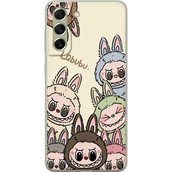 Samsung Galaxy S21 FE 5G Läpinäkyvä kuori Labubu Pastel Collection