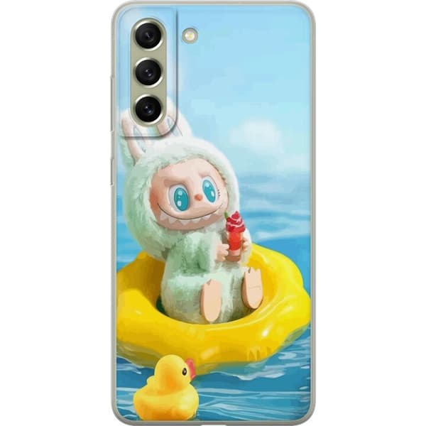 Samsung Galaxy S21 FE 5G Genomskinligt Skal Labubu Macaron Series