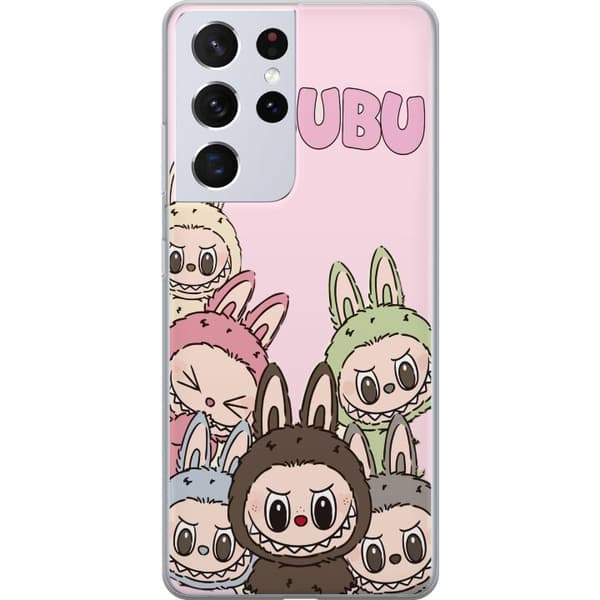 Samsung Galaxy S21 Ultra 5G Läpinäkyvä kuori Labubu Classics