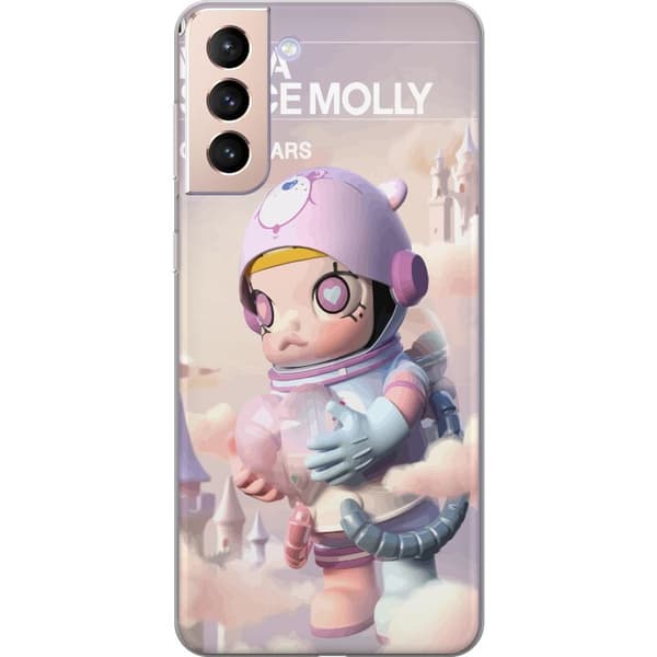 Samsung Galaxy S21 Genomskinligt Skal Mega Space Molly Care Bears Series - Share Bear Edition